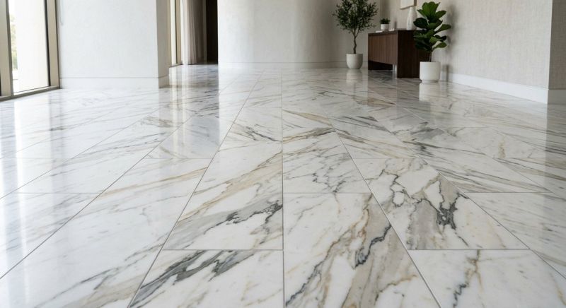 White Marble Tile Installation in Wilmington, NC